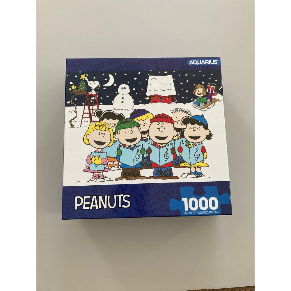 Aquarius Peanuts 1000 Piece Puzzle Christmas Caroling Holiday